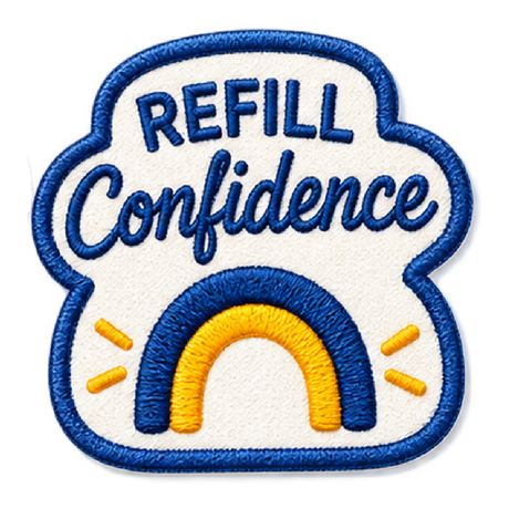 Patch ricamata Refill Confidence