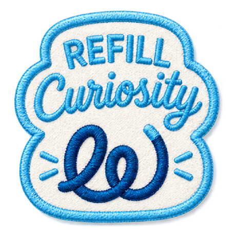 Patch ricamata Refill Curiosity