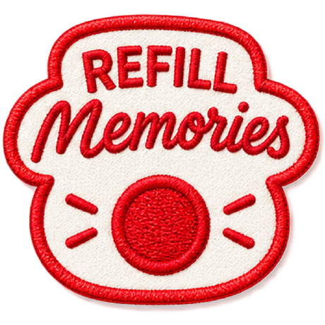 Patch ricamata Refill Memories
